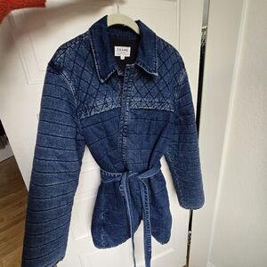 Frame denim quilted jacket, size medium